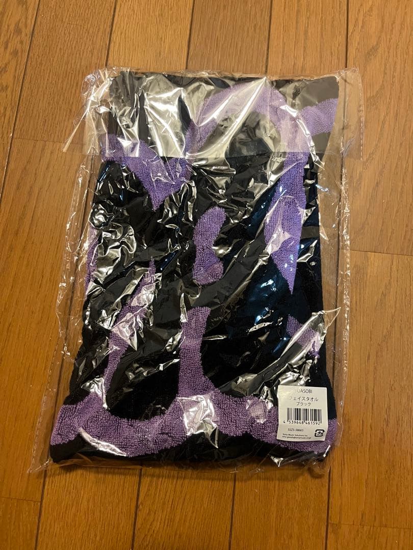 

[Б/У] YOASOBI Лицевое полотенце Черно-фиолетовое