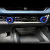 For Chevrolet Equinox 2025-2026 Air conditioning Knob Ring Cover Trim Aluminium Alloy Material Car Interior Trim Accessories