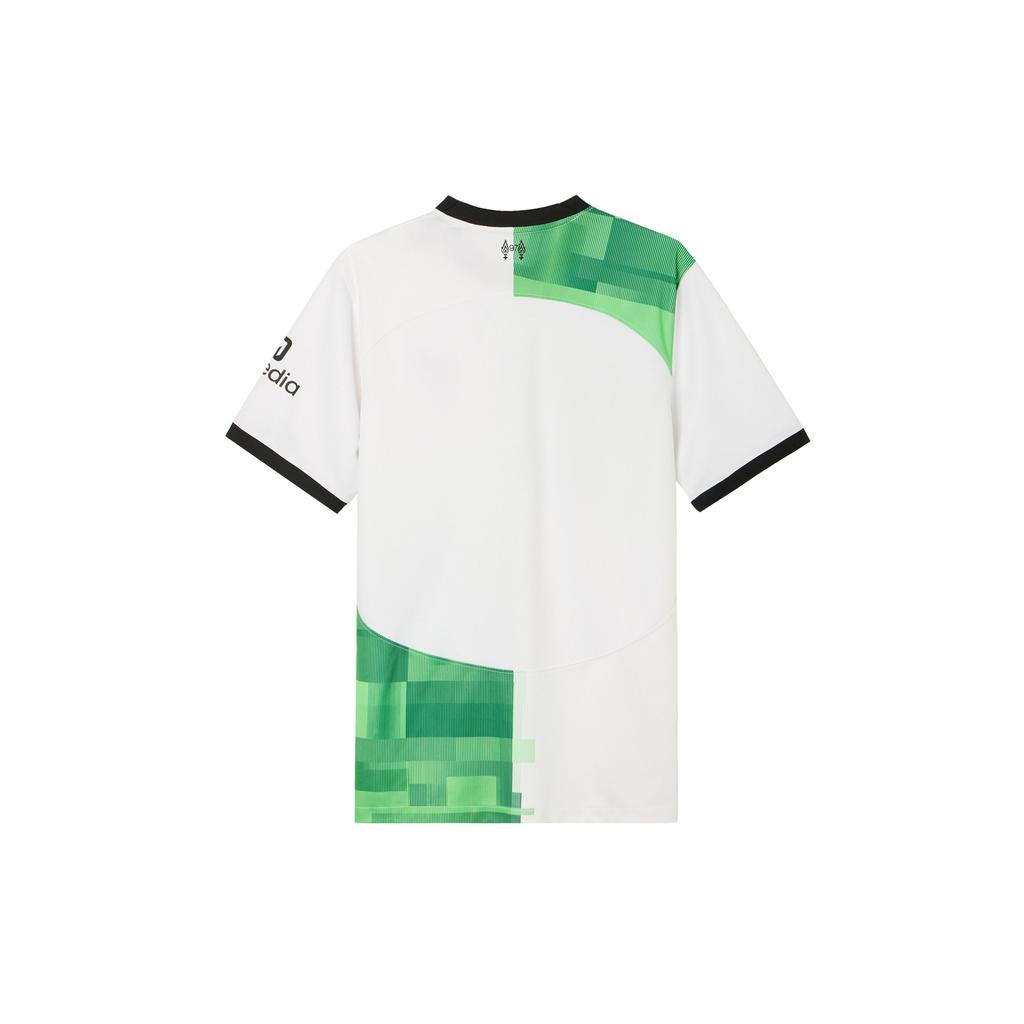 Nike Liverpool 23/24 Season Away Fan Edition Embroidered Mosaic Patchwork Short Sleeve Football Shirt Men Tops White DX2690-101