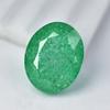 Colombian Green Emerald Oval Cut 33.05 Ct Natural Certified Gemstone