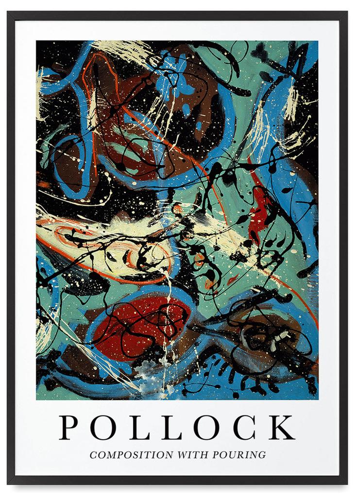 Poster Abstractions Paintings Pollock