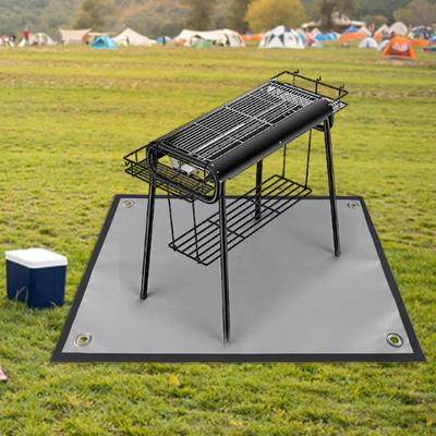 Couverture ignifuge d'extérieur pour feu de camping, tapis de protection pour feu de bois, barbecue pour fête