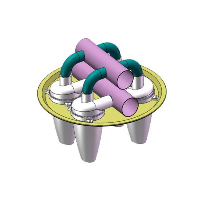 Vacuum Cleaner Dust Collector High Efficiency Cyclone Powder Filter for Turbine Separation Capture Vacuum Cleaner Access