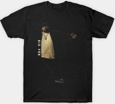 Big Pun Hip Hop  Mens Unisex Small-3XL Black Fan Art Unisex T-Shirt