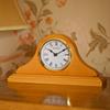 Wm.Widdop Wooden Mantel Clock Napoleon
