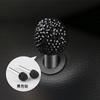 2PCS Luxury Rhinestone Car Door Pin Lock Knob Lift Covers Auto Decor Ornament Gadget Glitter Bling Car Accessories for Woman