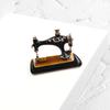 New Vintage Enamel Sewing Machine Alloy Fashion Brooches For Women Black White Color Pins New Arrival