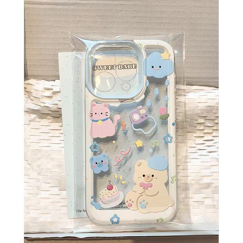 

Summer Bear Full Coverage Phone Case for iPhone 12, 13, 14 & 15 Pro Max iPhone XS Max
