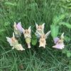 6 Stück Niedliche Blumenfee Plug-in Set Harz Miniaturfiguren Gartendekoration Feenmodell Bonsai