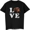 Hot Sale Fashion Unisex T Shirt I Love My Chocolate Lab TShirt Labrador Retriever Dog Tees Tops Clothes Streetwear Harajuku Tees