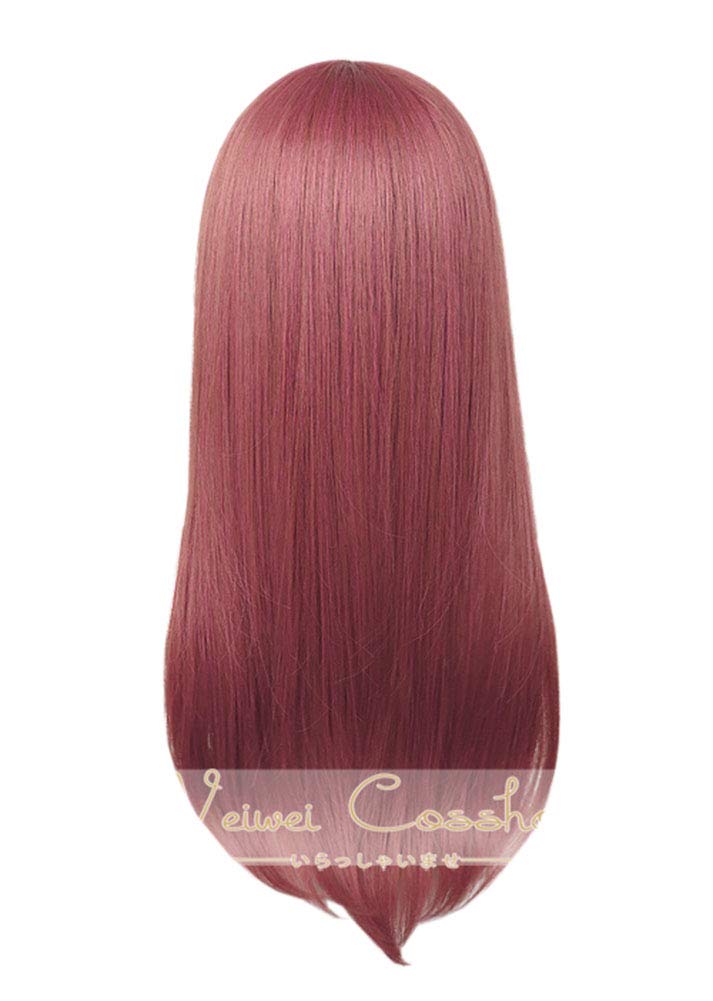 Cosplay wig, Nakano Miku wig, heat resistant, cosplay wig, pink.