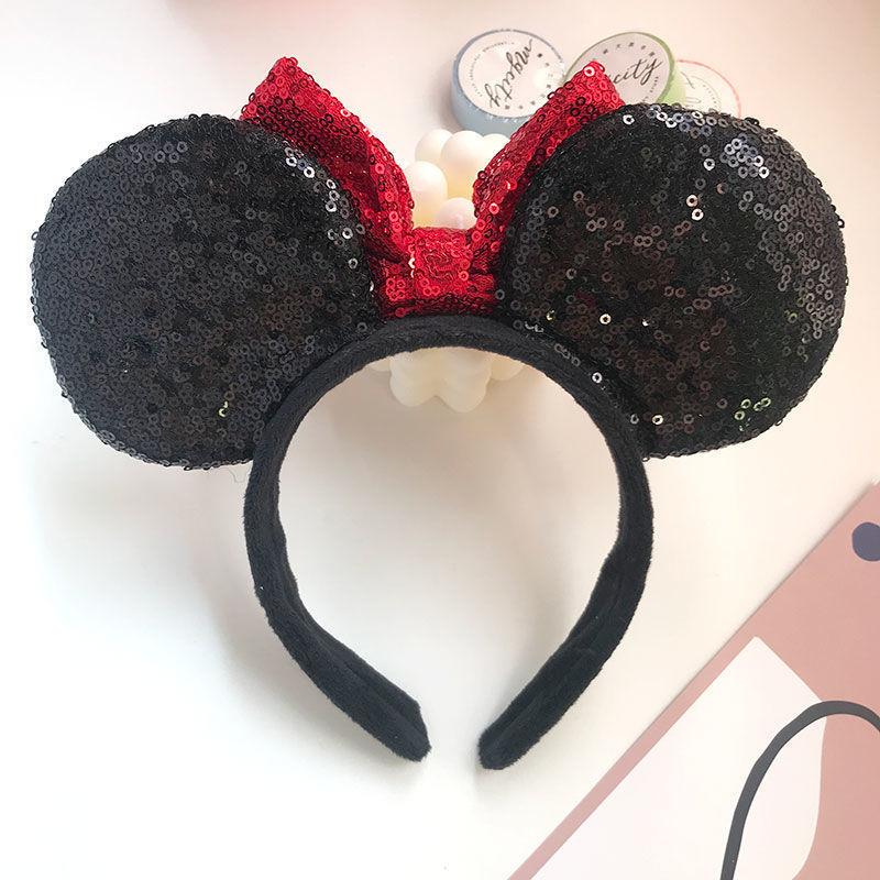 Sparkling Bow Headband for Adults and Children for Princess Photo Shoots and Amusement Park Hair Accessories
