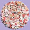 Korean Cute Character Red Yu Guo Guo 70 Sheets Waterproof Stickers for Journal, Suitcase, Phone Case, Computer