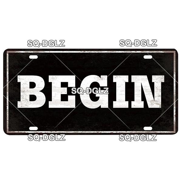 ROUTE 66 Metal Sign Tin Sign Licenses Plate Garage Decor Plaque Vintage Man Cave Bar Pub Club Home Wall Decor Garage Poster