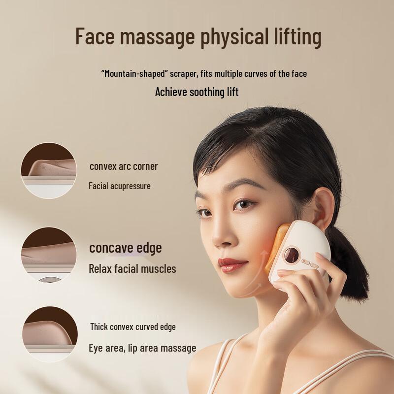 Red Bian Stone Electric Gua Sha Massager Gift Set