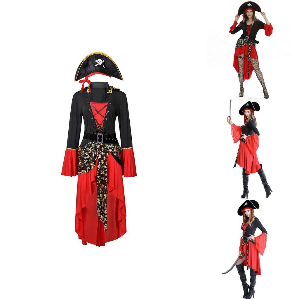Exquisite Women Adult Pirate Costume For Halloween And Carnival Celebrations