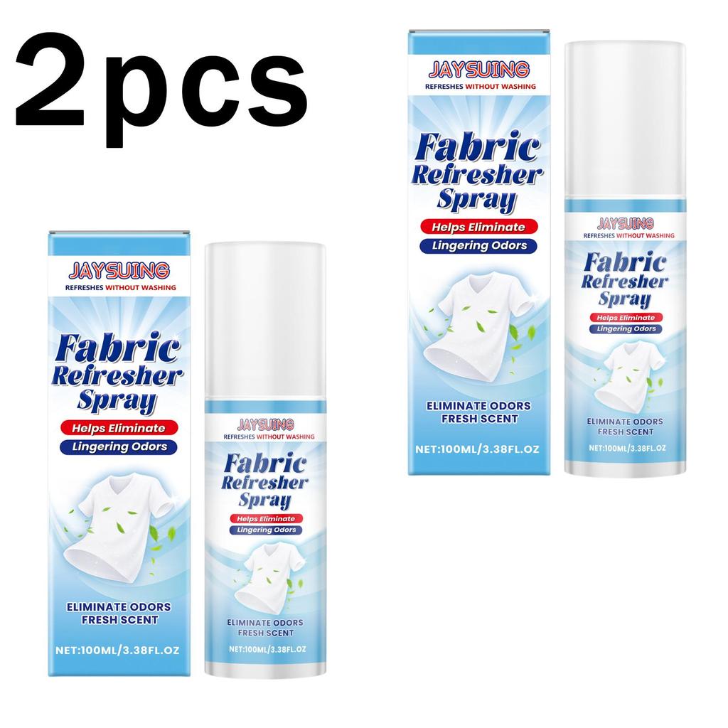 Jaysuing Fabric Refresher Spray, Portable Clothing Deodorant, Removes Clothing Odors, Clothing Deodorant, Removes Sweat Smell, Anti-Static Spray