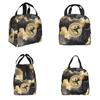 Fourth Wing Basgiath War College Insulated Lunch Bag for Women Children Portable Food Boxes Thermal Lunch Box Tote