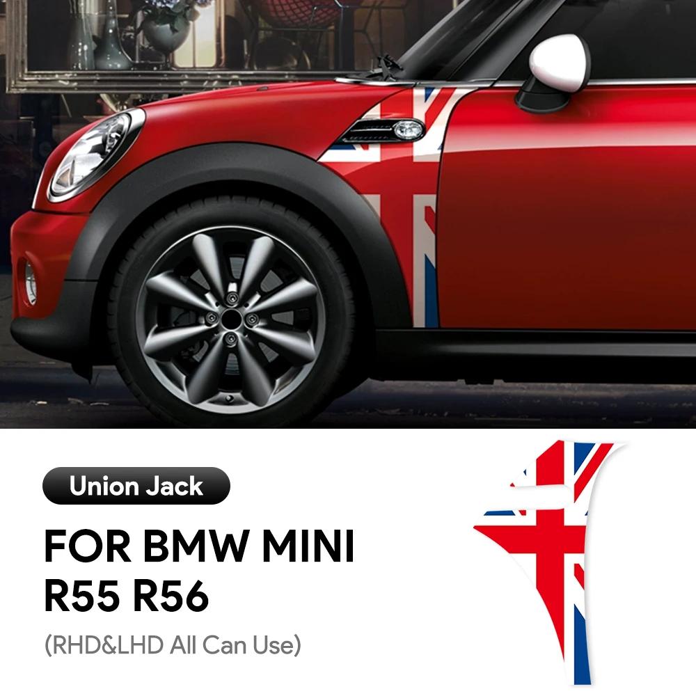 2 ks/Sada pro Mini Cooper R55 R56 R61 R60 Countryman Blatník Boční Mřížka Ozdoba Dekorace Samolepka Doplňky do Auta Auto-Styling