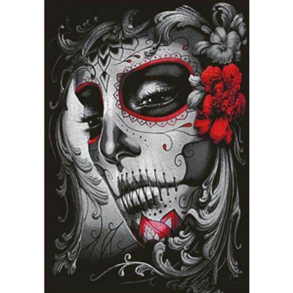 5D DIY Halloween Diamond Painting Full Diamond Embroidery Beauty Rhinestone Art Picture Mosaic Cross Stitch Kit Home Decor