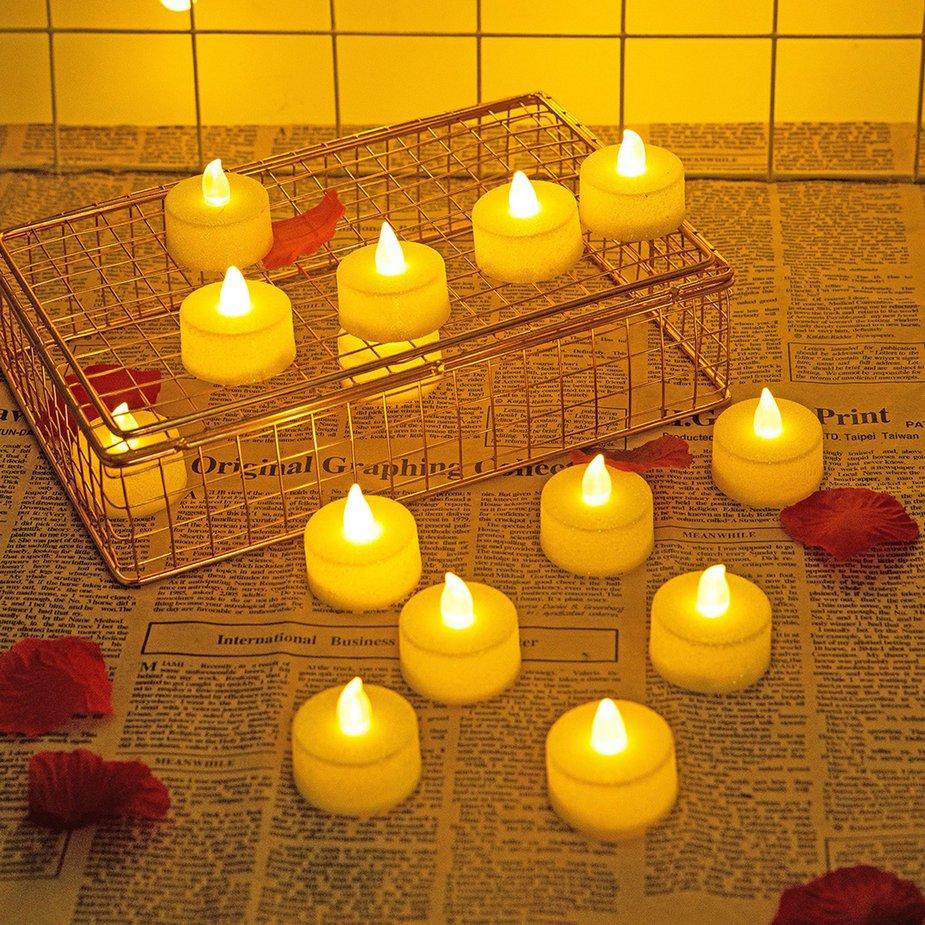 Buy Free Time 12pcs Flameless LED Light Tea Candles Wedding Light