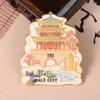 Magnetic Metal Refrigerator Magnets: City-Themed Cultural Souvenirs and Creative Tourist Gifts