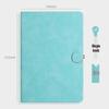 Custom Logo A5 Leather Notebook with Buckle for Business Meetings