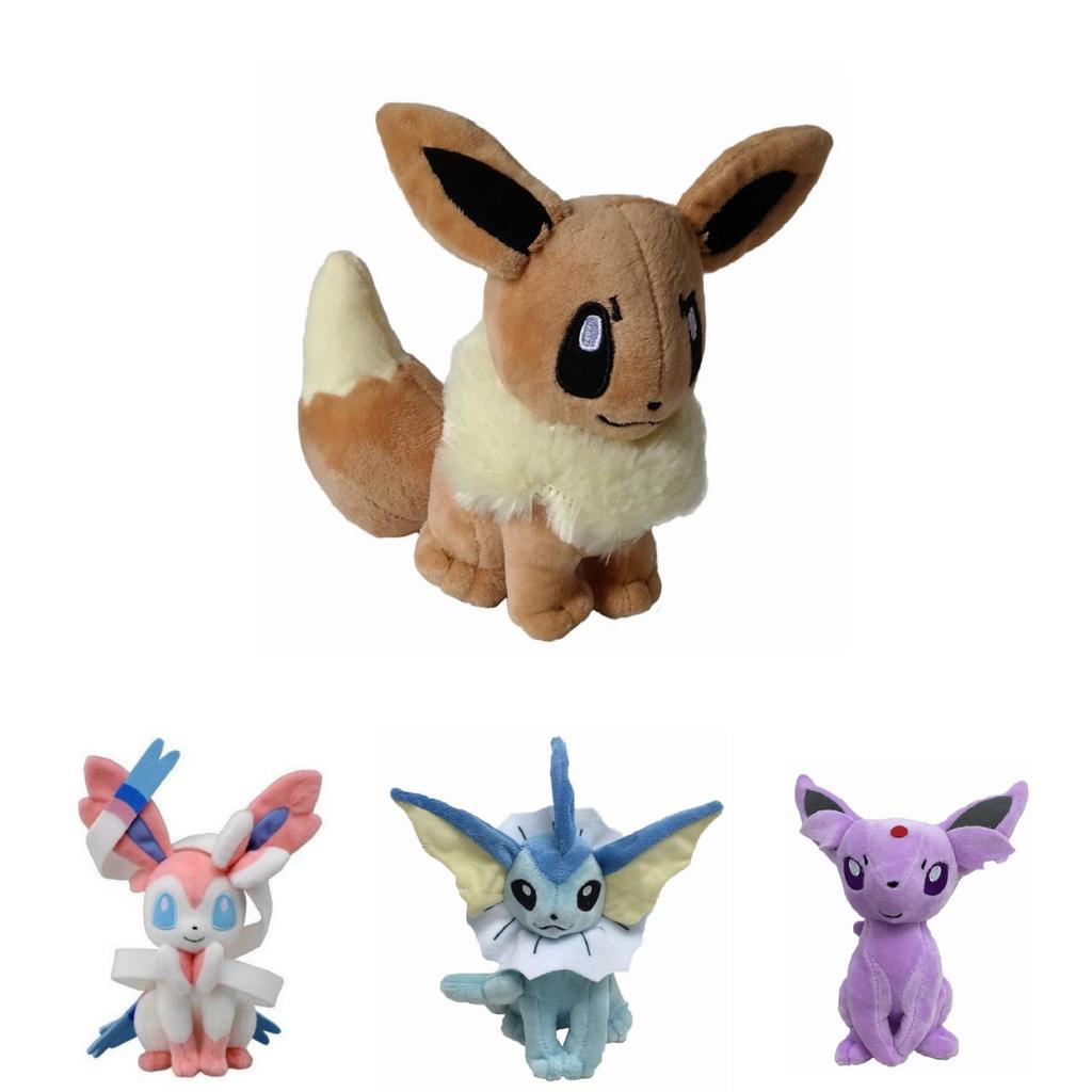 Adorable 8" Pokemon Jolteon Flareon Glaceon Plush Toy Stuffed Doll For Kids And Collectors