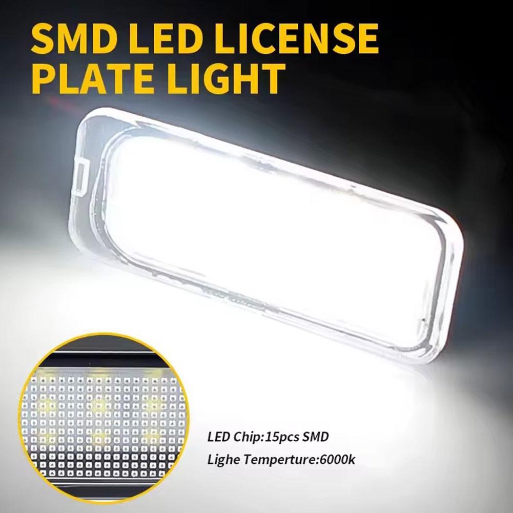 2X LED License Number Plate Light for FORD Tourneo Transit Connect Courier Custom XJ XF 2008-2015 Car Accessories