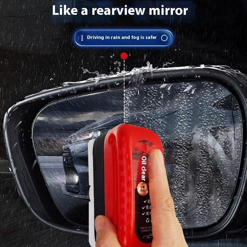 Car Glass Oil Film Remover Auto Detailing Powerful Glass Polishing Compound Windshield Cleaner Cleaning Brush Polish Car Tools