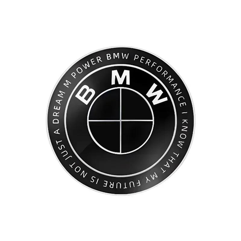 

1pcs black white 45mm 74mm 82mm All black Car Front Hood Emblem Rear Badge for BMW E43 E52 E53 E63 E64 E93 E94 E87 F10 F20 45mm
