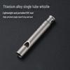 Titanium Alloy EDC Survival Whistle - High Decibel Camping Tool