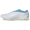 X Speedportal Firm Ground Soccer Shoes Unisex Soccer Shoes White Blue FZ6288