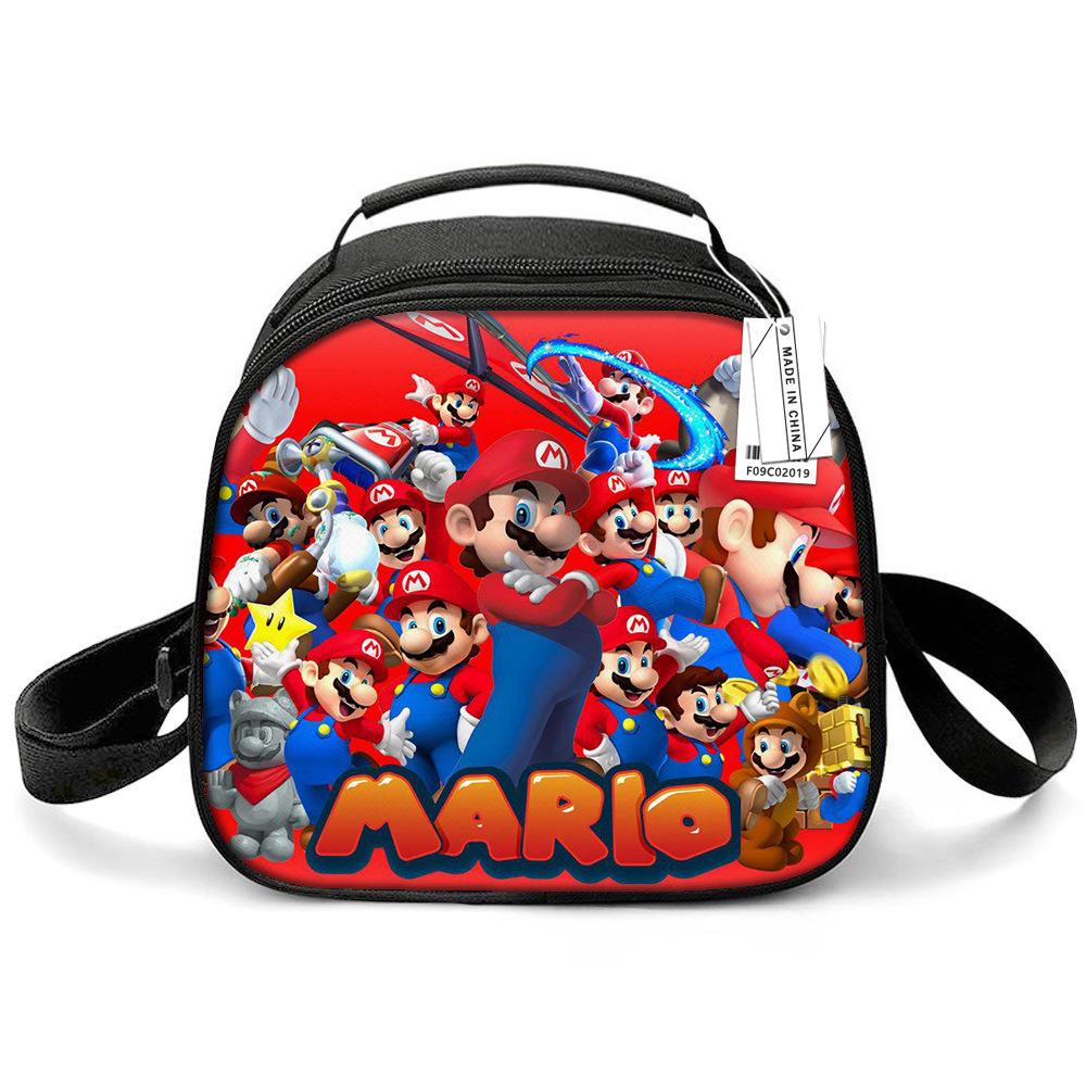 Messi & Ronaldo World Cup Kids' Lunch Bag - Insulated Handheld Picnic Bag for Students