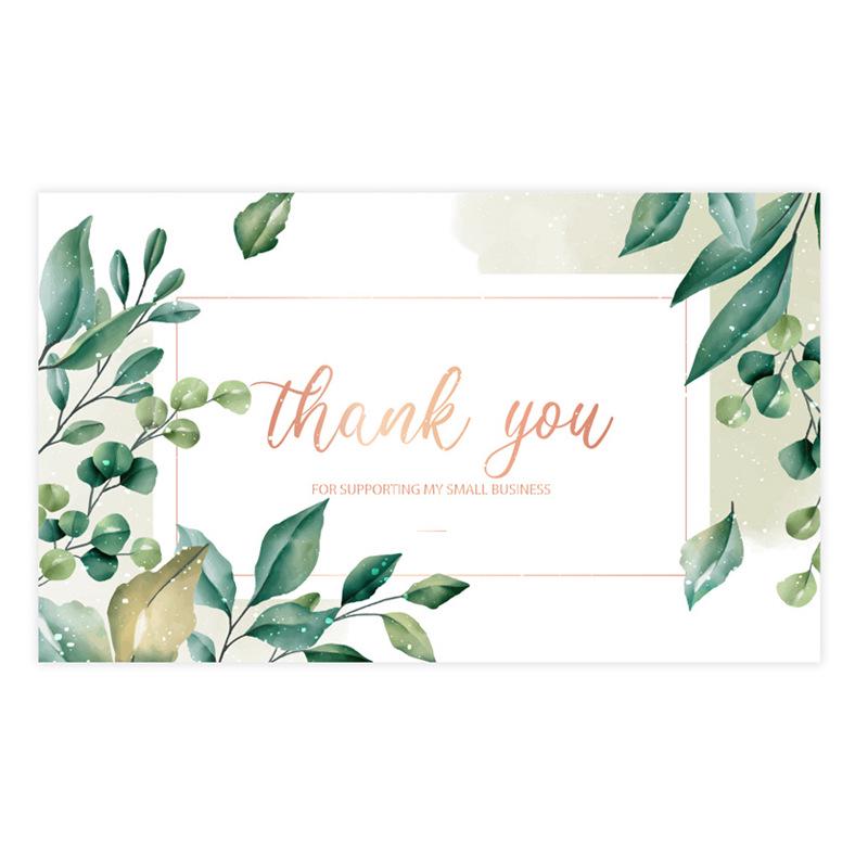 Pink Thank You Gift Card Tags for Packaging Decoration