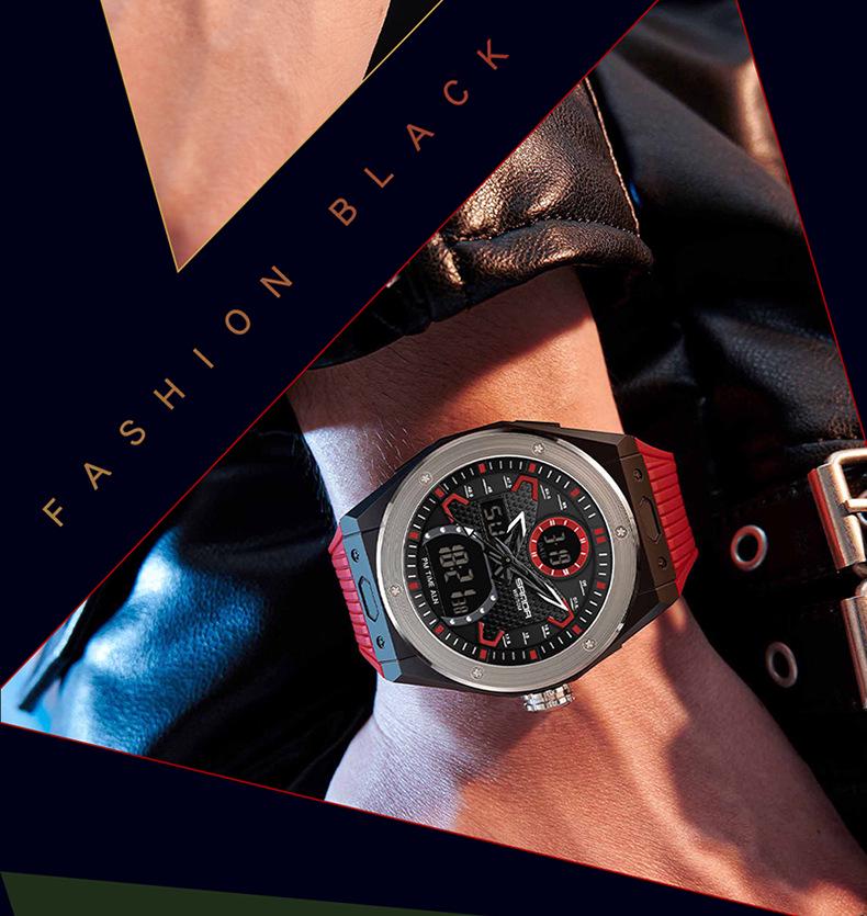 Sanda Youth Multifunctional Waterproof Sports Watch for Students
