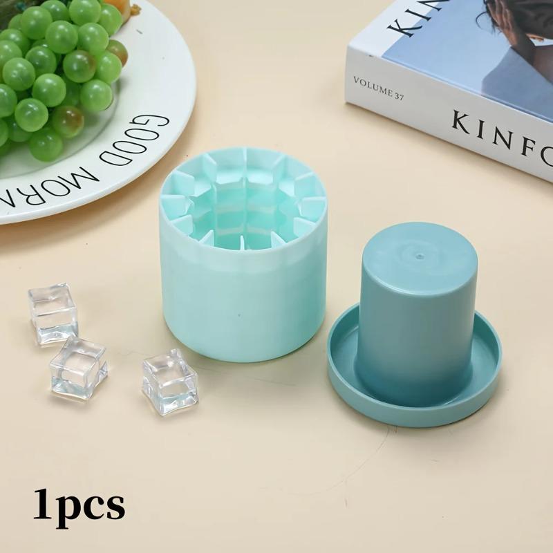 Multifunctional Silicone Ice Cube Mold Ice Maker Portable Box Ice Tray Bucket Household Items