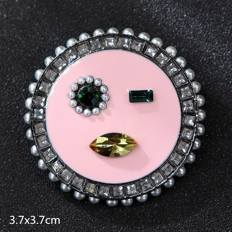 Genuine Professional Amasht Brooch Retro High-end Temperament Luxury Pearl Diamond Pin Women's Suit and Accessories
