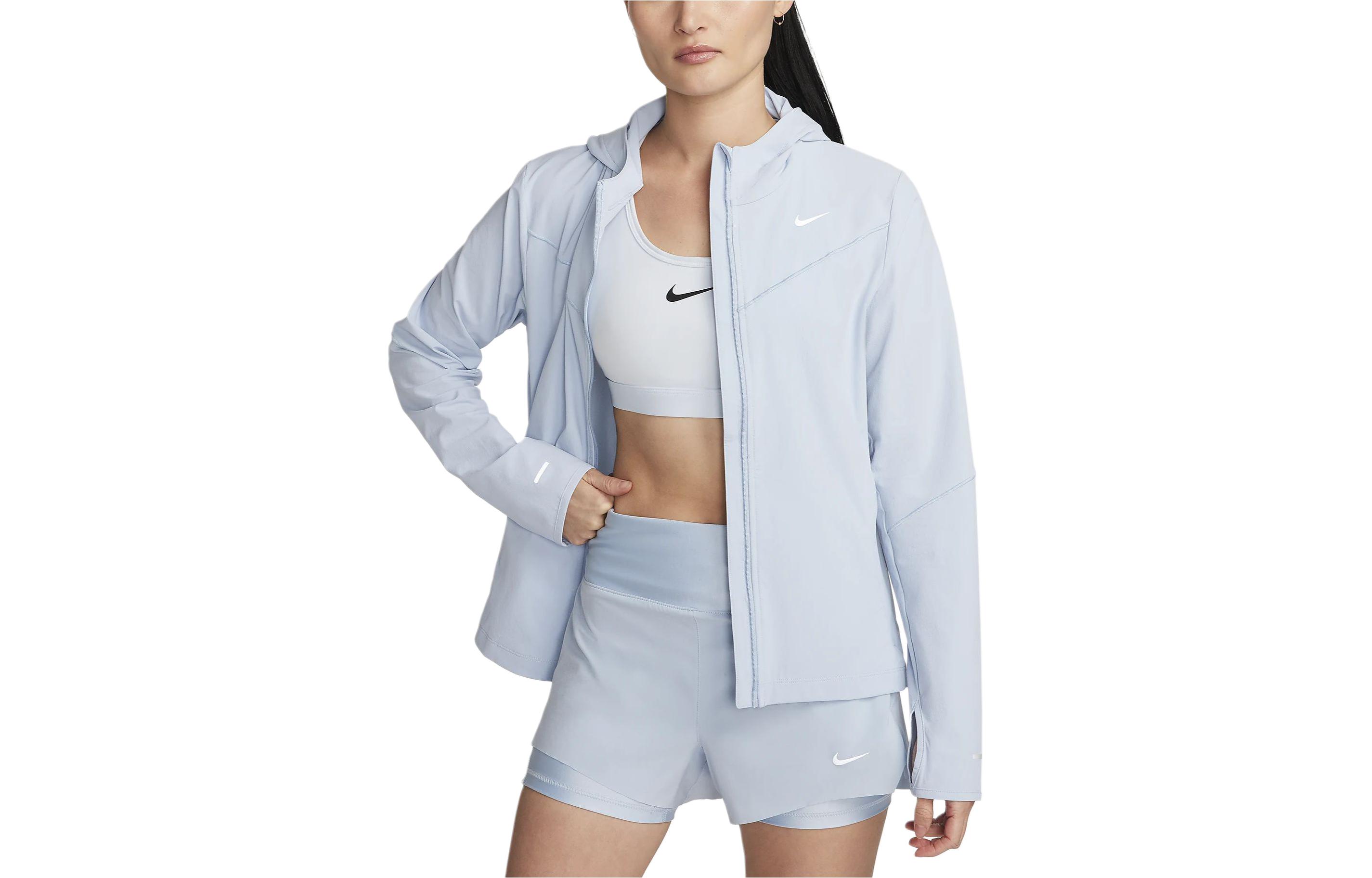 Nike Reflective With High Visibility Sun Protection Clothing Women s Light Blue FB7481-440 M