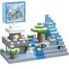 138Pcs Dream Ice And Snow World Magnetic Block Light Magnetic Assembly Building Block Magnetic Attraction Building Block Set 2Cm