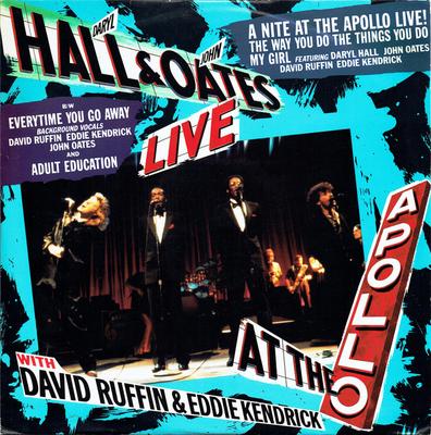 Disque 12 pouces DARYL HALL JOHN OATES DAVID RUFF A Nite At The Apollo Live PT49936 RCA 1985 UK Rock Occasion