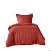 Housse de couette 140 x 200 cm Line terracotta