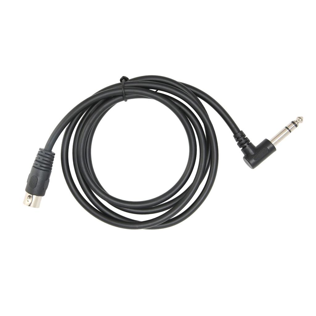 Male To MIDI Din 5 Pin Male 90 Degree To MIDI Din 5 Pin Sound Connection Cable Right Compatible with MIDI For Mixers 6.35mm Cable, 6.35mm Cable,