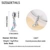 Authentic copper Charm Bead Charms Luxury Colored Crystal Shoe Pendant Bead Charms Compatible With Bracelets Diy Women Making Delicate Gift