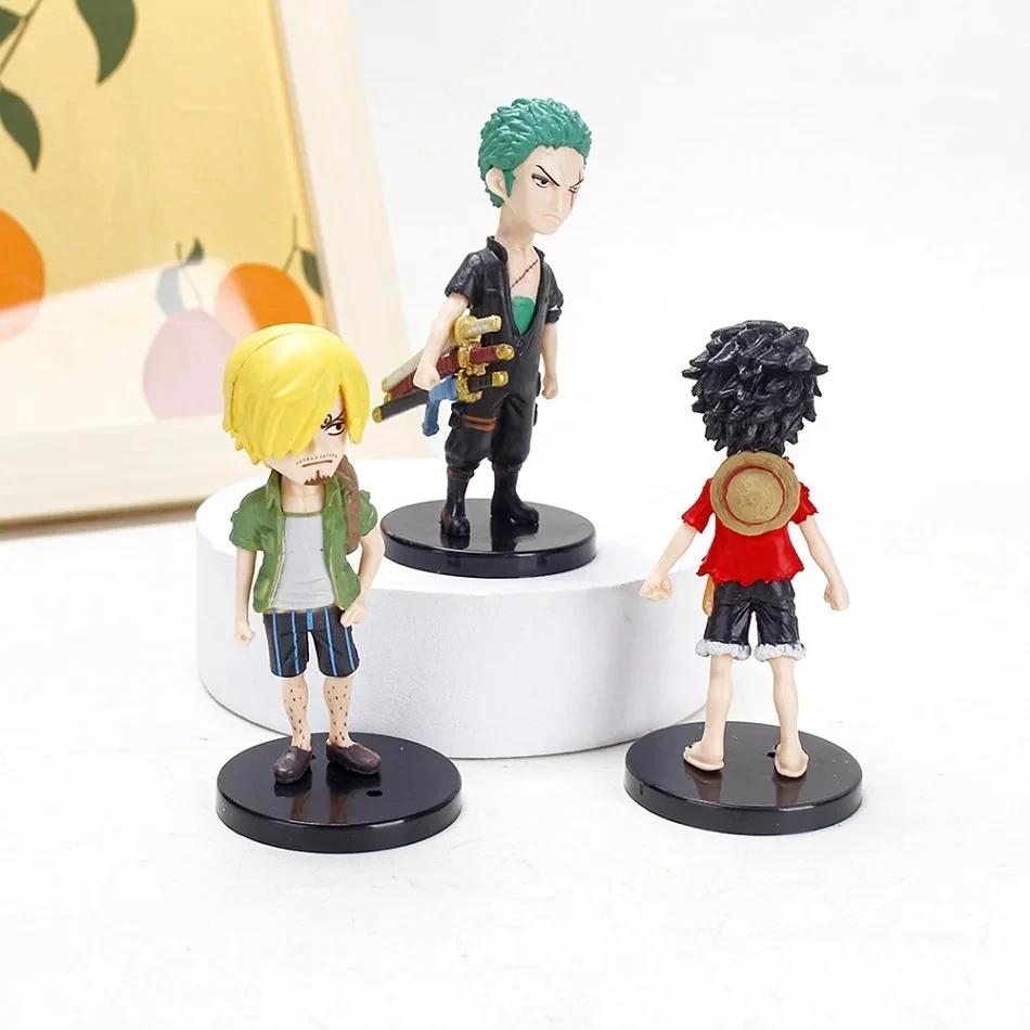 6 stuks/set Anime One Piece Actiefiguur PVC Luffy Nieuw Actie Verzamelfiguur Model Decoraties Pop Kinderen Speelgoed Voor Kerstcadeau