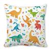 Office Sofa Car Cushion Cover Luxury Home Decoration Pillow Cover Cute Cartoon Little Dinosaur Animal Pattern