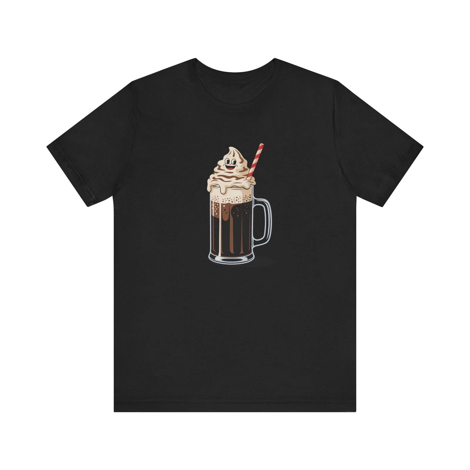 

Root Beer Float Shirt Retro Soda Pop Vintage Ice Cream Root Beer Aesthetic Shirt S