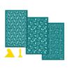 Easters Silk Screen Stencils Screen Printing Stencils Reusable Earrings Mesh Transfers Stencils for Home Decoration