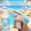 Creative Prank Double Sided Reverse Water Spray Gun Summer Trick Tactics Double Directional Water Spray Mini Fun Water Gun