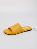 Summer new flat-bottomed slippers women's versatile one-word open-toed slippers women's 2025 light luxury temperament women's shoes